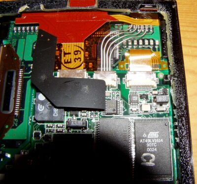 Detail of the open Palm Vx