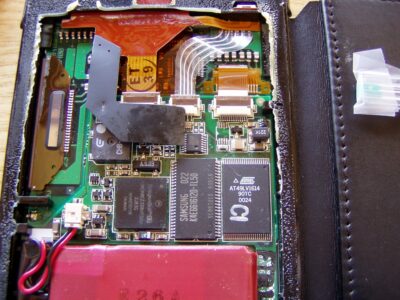 Detail of the Palm Vx without chip