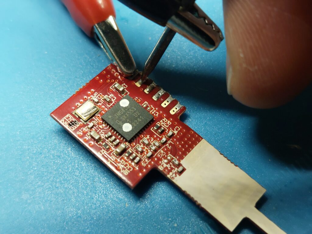 Powering up the Zigbee module