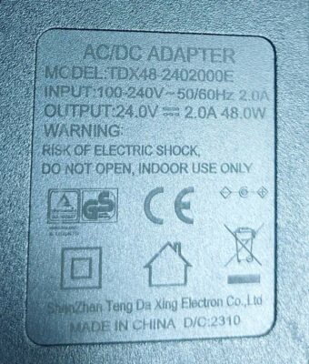 Gratkit power adapter rating